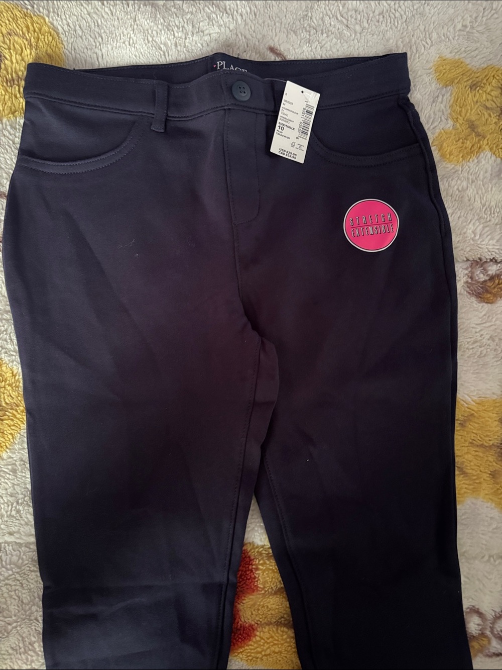 The Children's Place Black Girls' Stretch Jeggings
